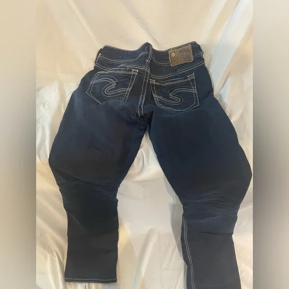 Silver jeans- size 27 dark blue jeans - Picture 2 of 3